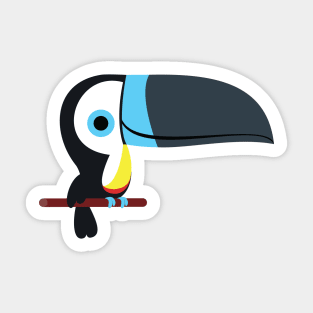 Cute channel billed toucan Sticker